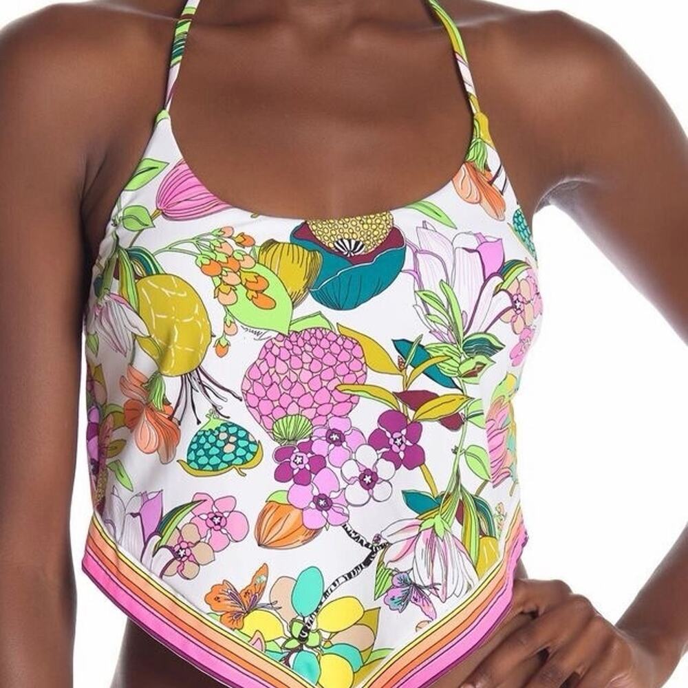 Trina Turk Key West Tankini Swim Shirt Size 8